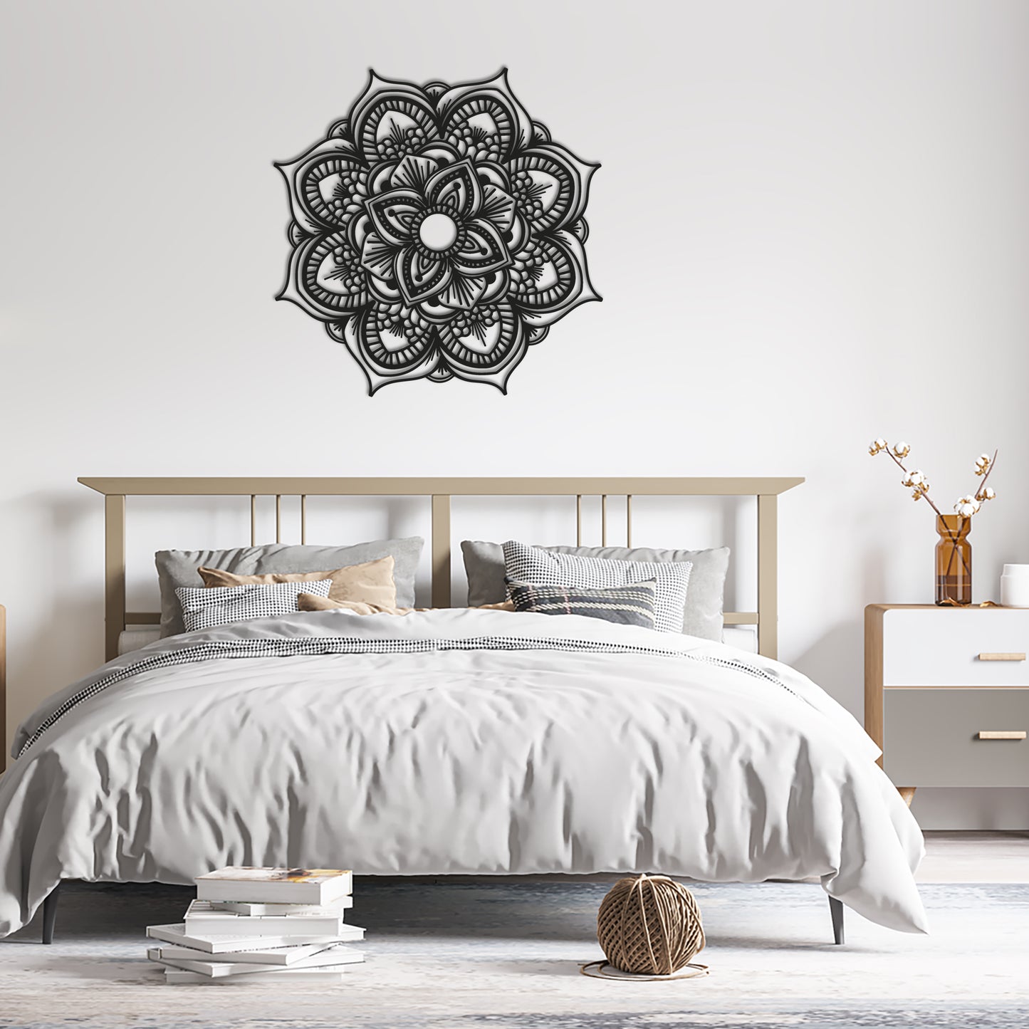 Mandala AJNA de madera