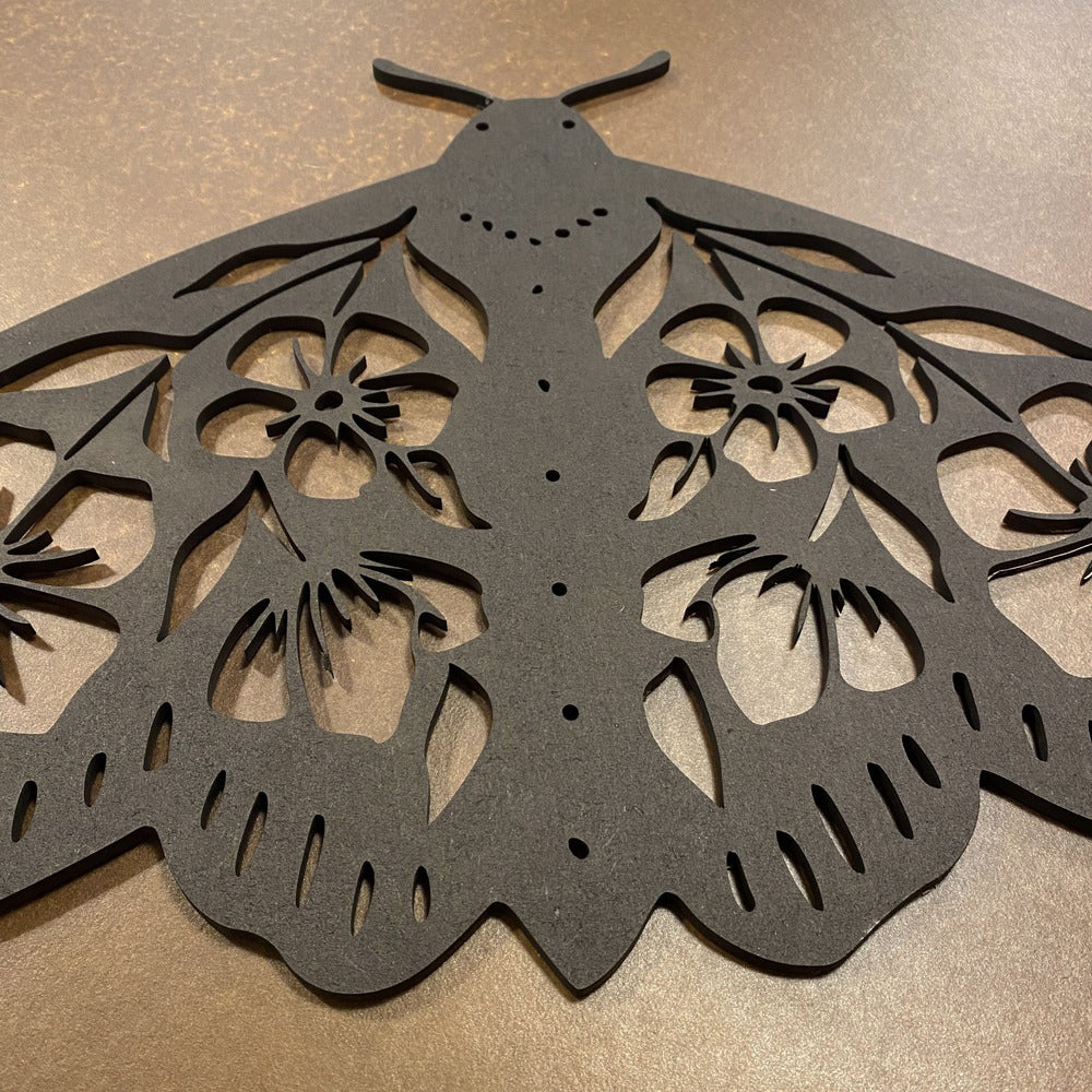 MARIPOSA de NOCHE de madera (estilo bohemio)