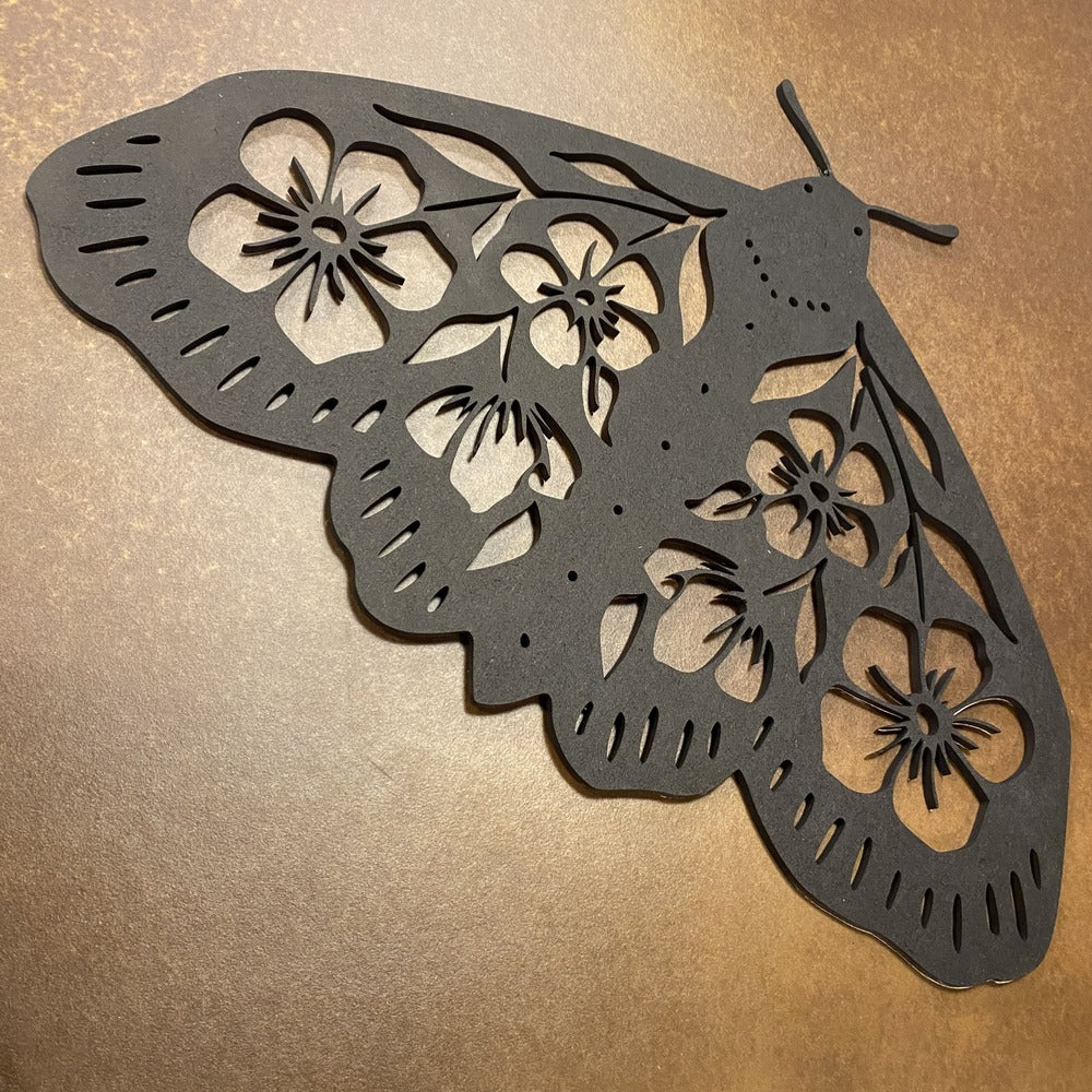 MARIPOSA de NOCHE de madera (estilo bohemio)