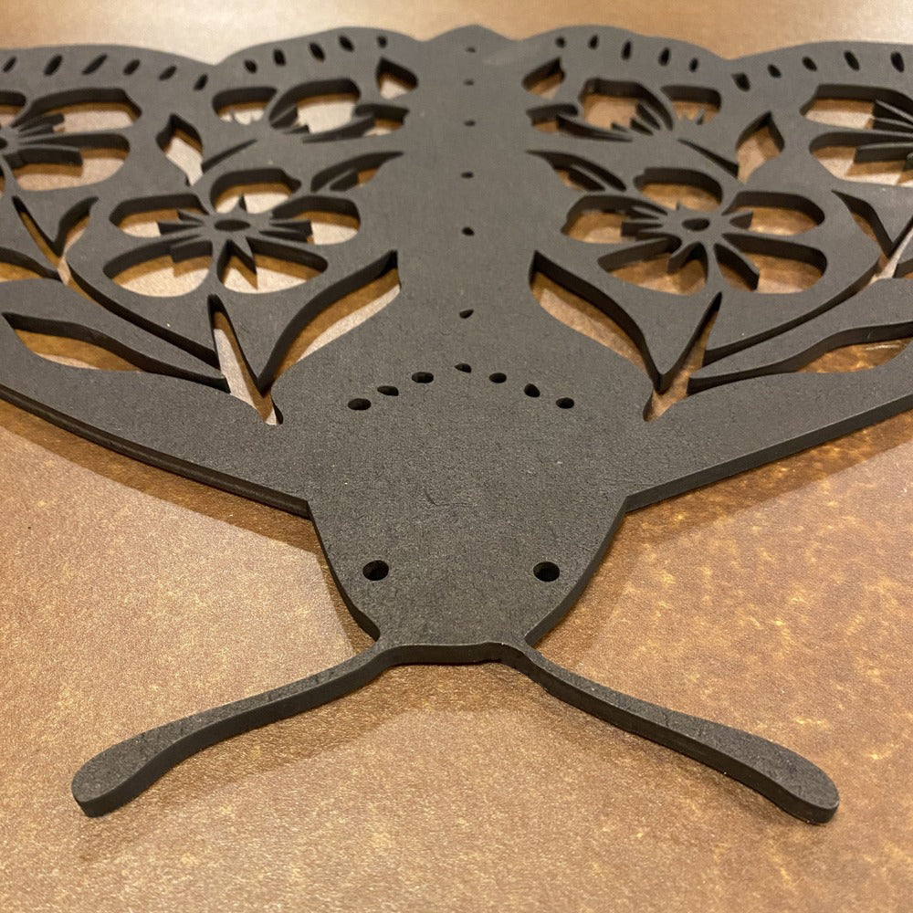 MARIPOSA de NOCHE de madera (estilo bohemio)