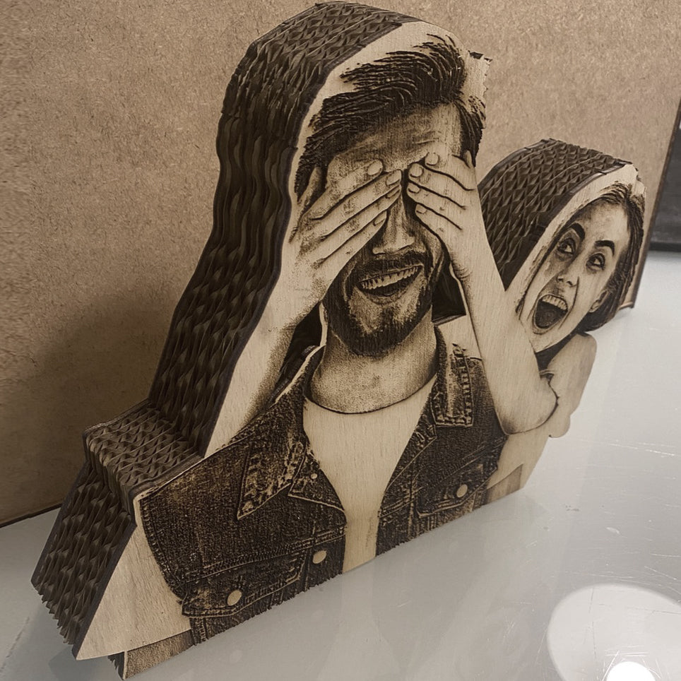 Retrato con SILUETA y VOLUMEN
