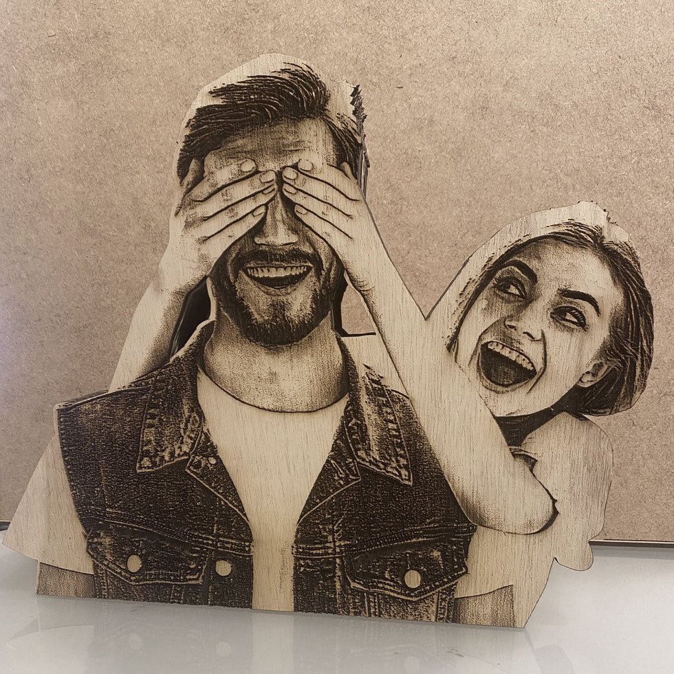 Retrato con SILUETA y VOLUMEN