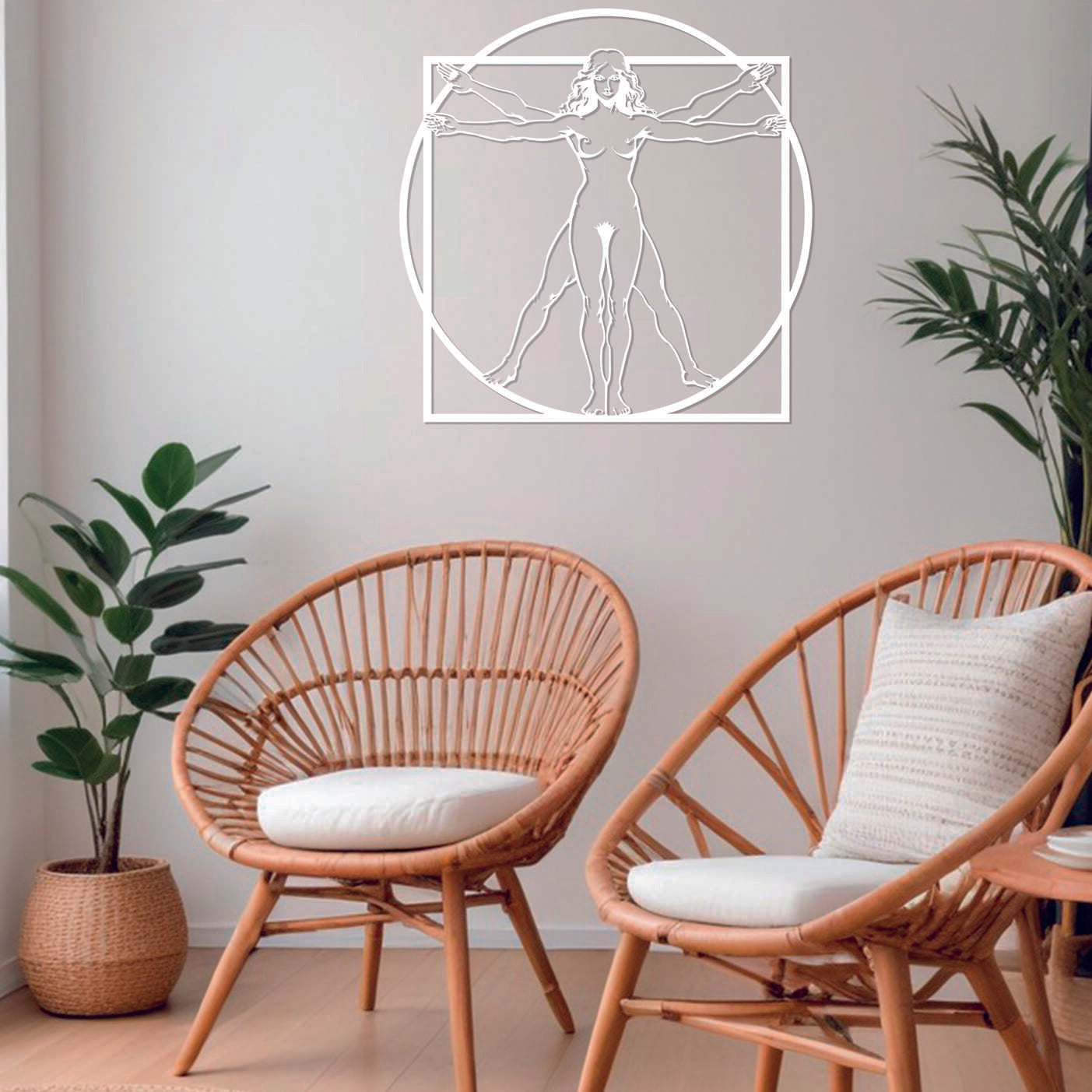 Cuadro Mujer VITRUVIO