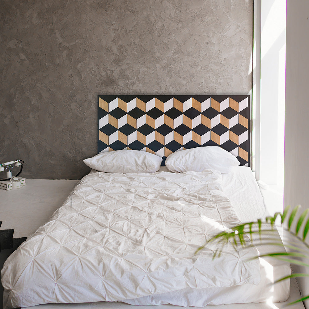 Cabecero para cama de madera "KUBS"