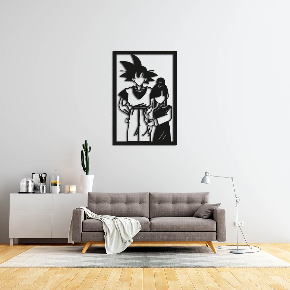 Cuadro de "Goku-Chi Chi"