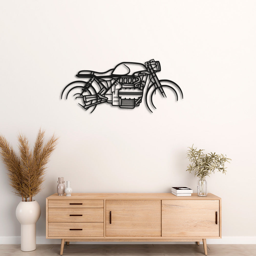 Silueta moto BMW K1100 Cafe Racer