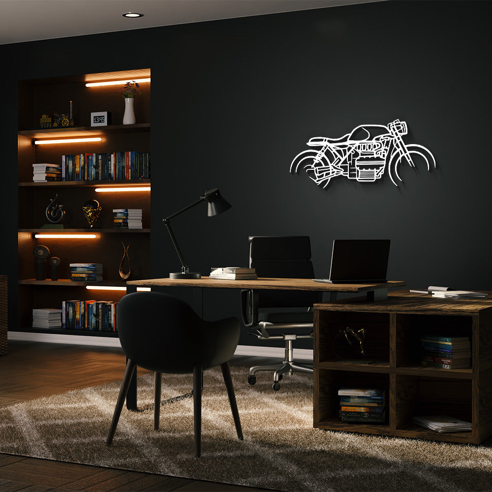 Silueta moto BMW K1100 Cafe Racer