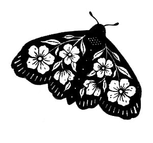 MARIPOSA de NOCHE de madera (estilo bohemio)