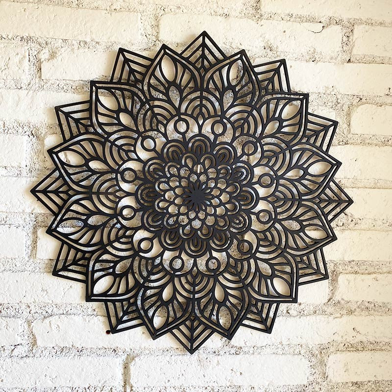 Mandala decorativa de madera INDRA