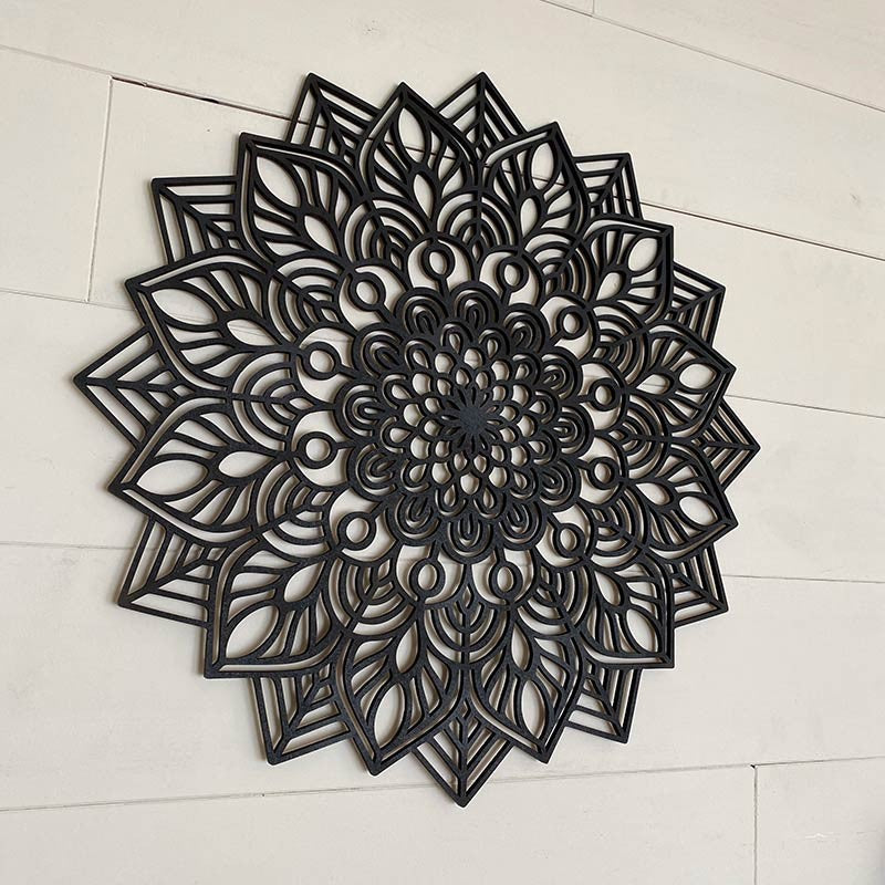 Mandala decorativa de madera INDRA