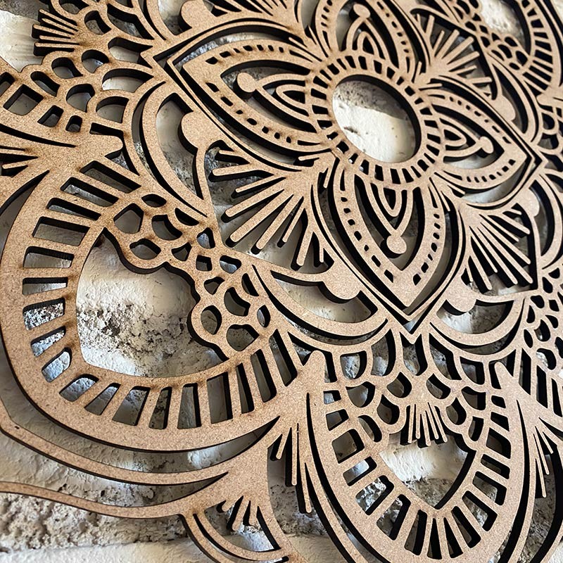 Mandala AJNA de madera