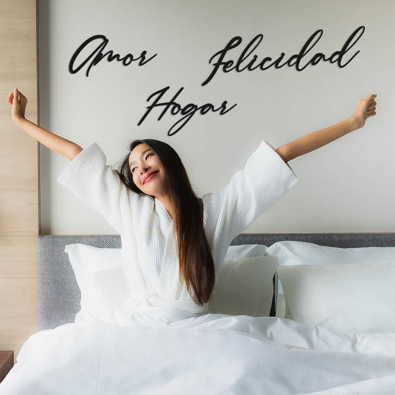 Hogar, amor, familia, felicidad