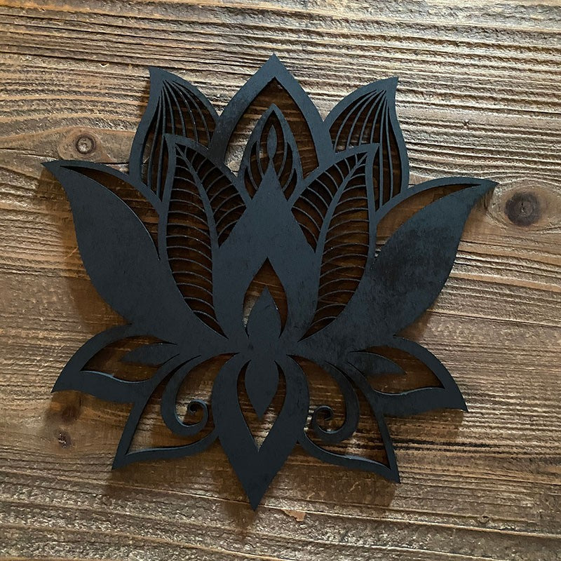 Flor de loto de madera mini