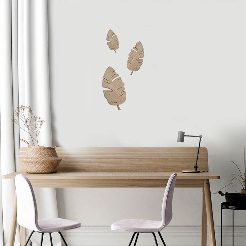 Hoja de árbol de madera modelo 4