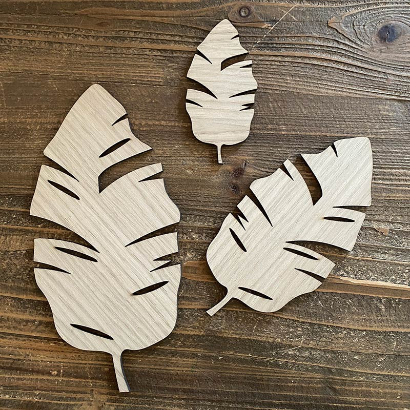 Hoja de árbol de madera modelo 4