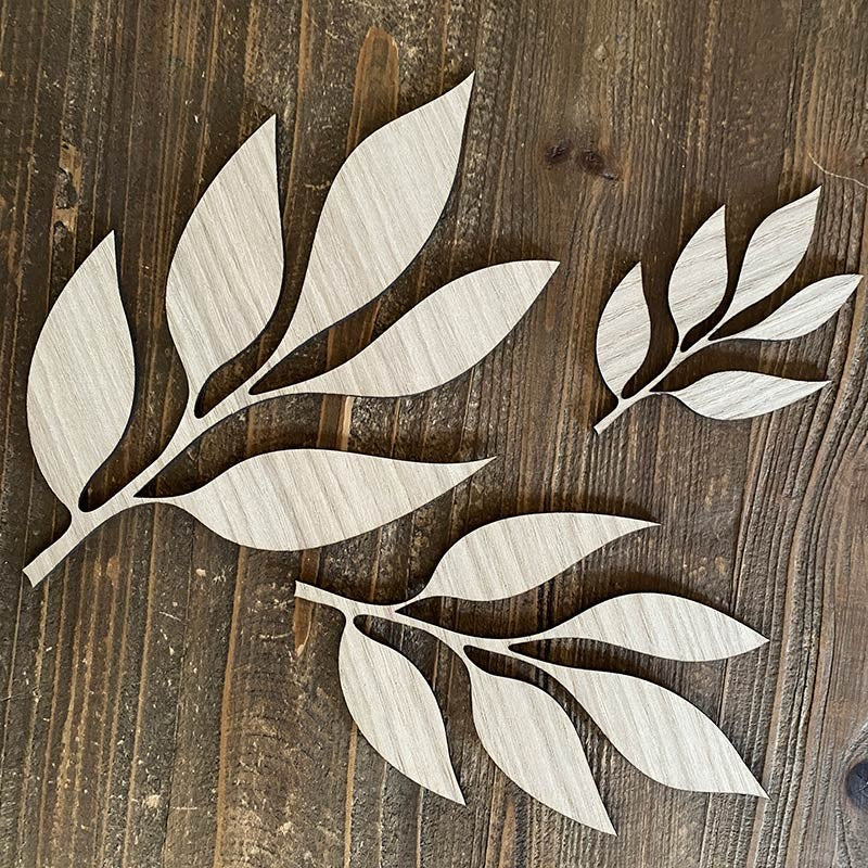 Hoja de árbol de madera modelo 5