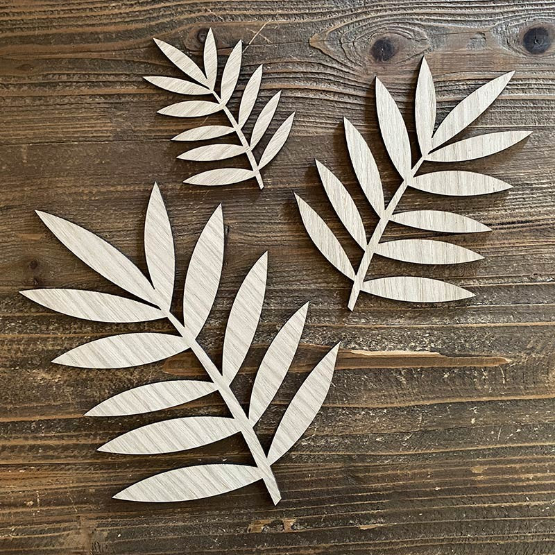 Hoja de árbol de madera modelo 6