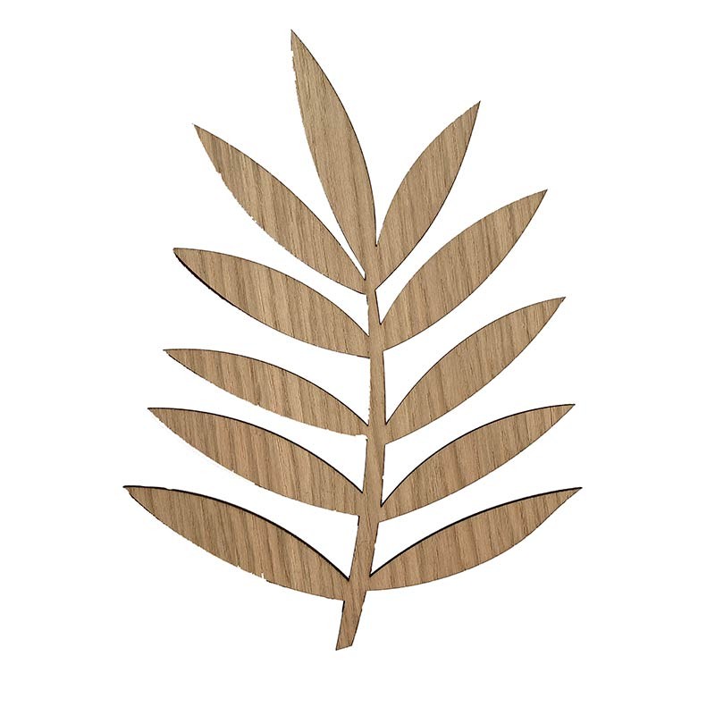 Hoja de árbol de madera modelo 6
