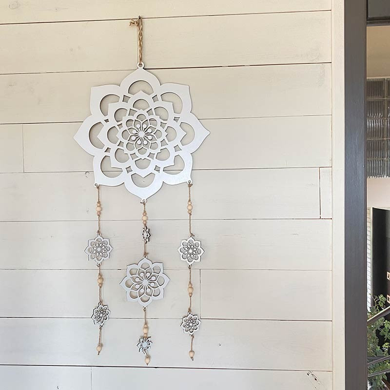 Atrapasueños de madera "mandala"