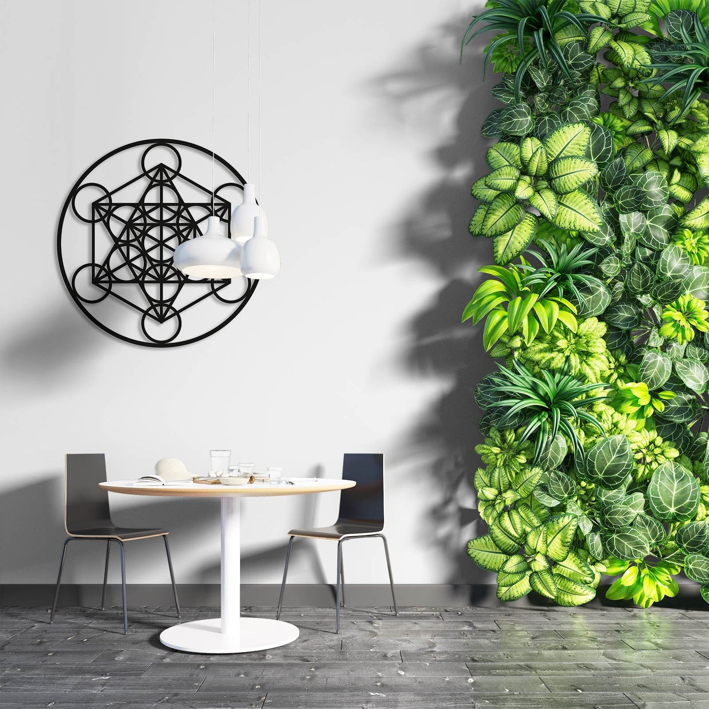 Cubo de Metatron de madera