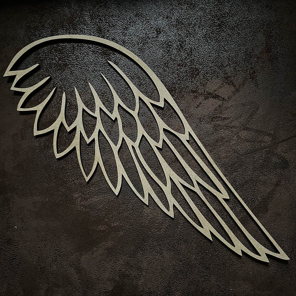 Alas de ángel 02 de madera para decoración de pared