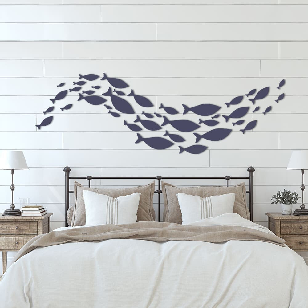 Peces de madera para decoración de paredes