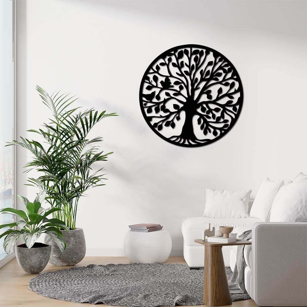 Figura árbol de la vida de madera