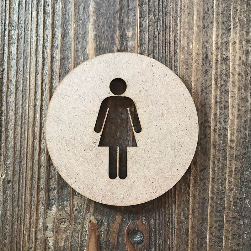 Señal WC "mujer 01"