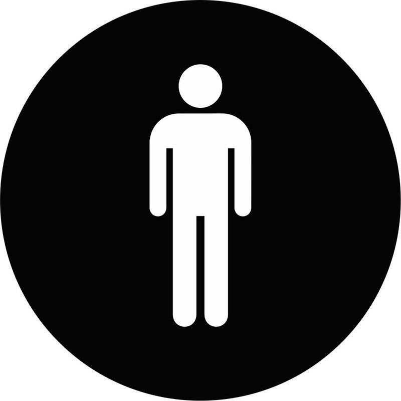 Señal WC "hombre 01"