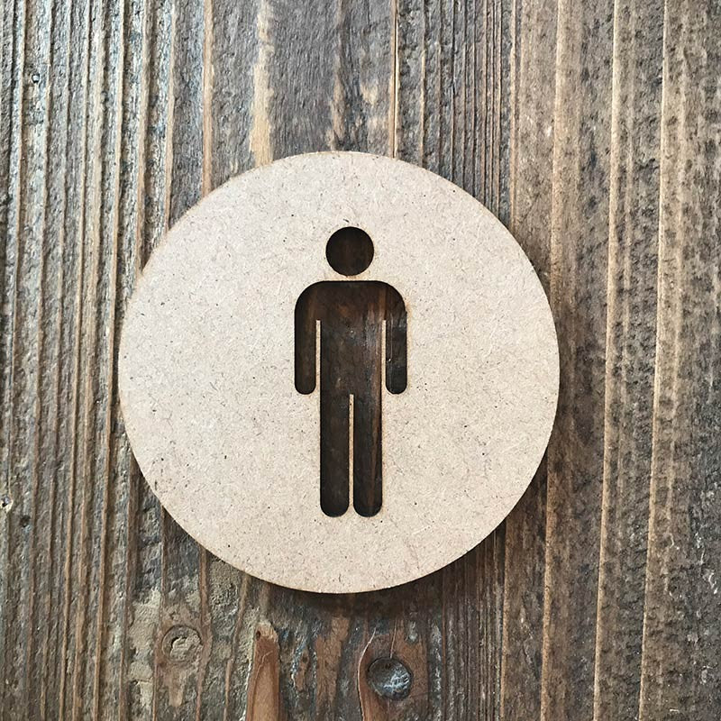 Señal WC "hombre 01"
