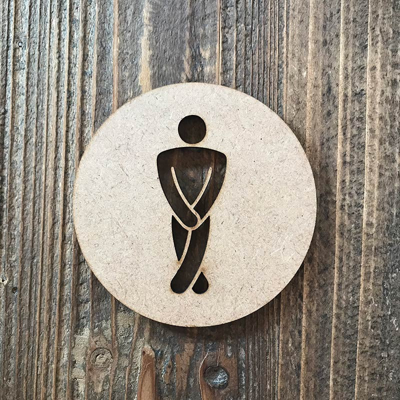Señal WC "hombre 02"
