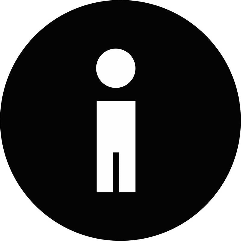 Señal WC "hombre 03"