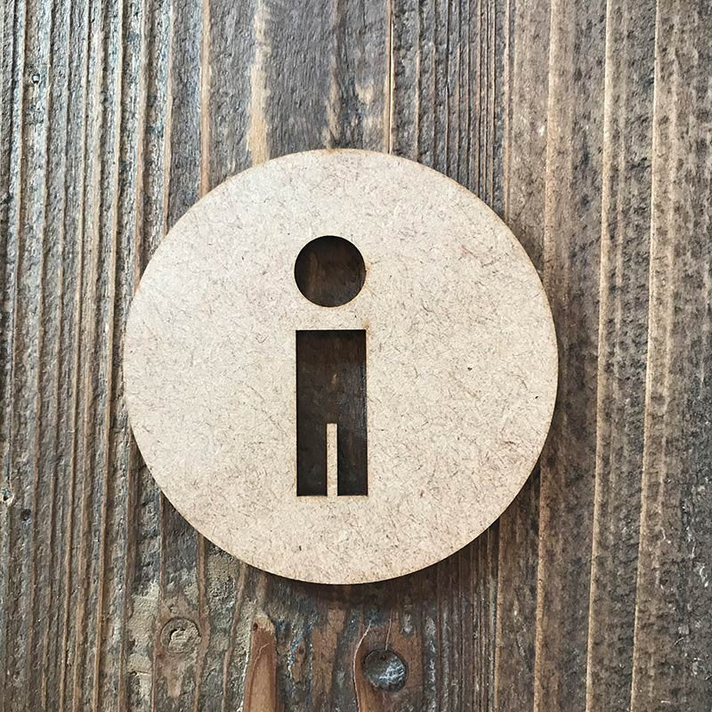 Señal WC "hombre 03"