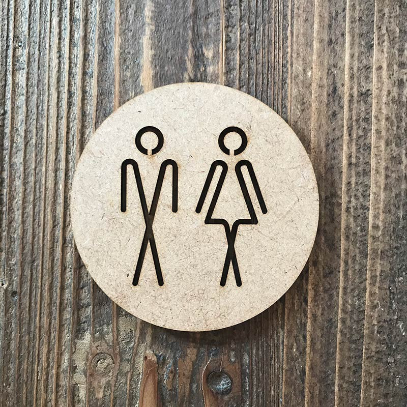 Señal WC "hombre-mujer 05"