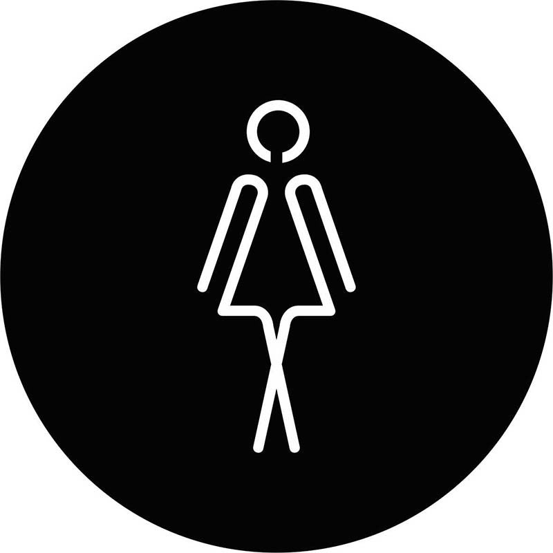 Señal WC "mujer 05"