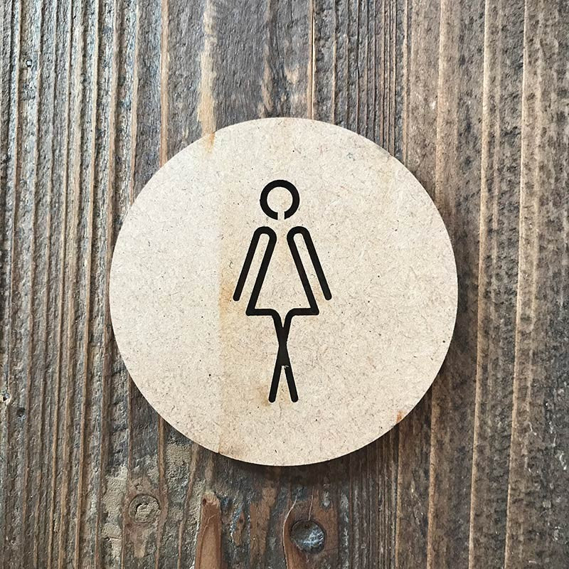 Señal WC "mujer 05"