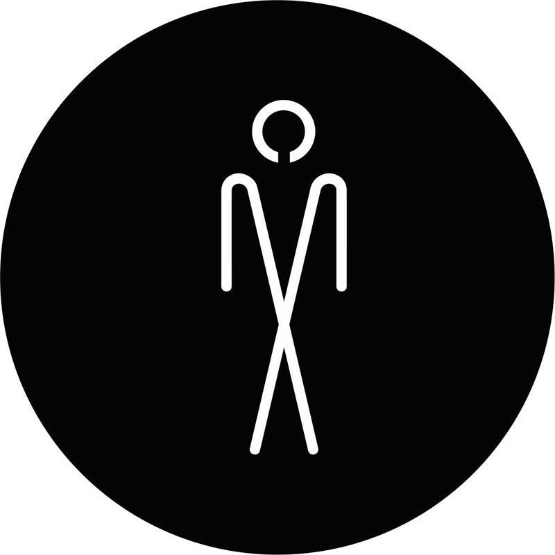 Señal WC "hombre 05"