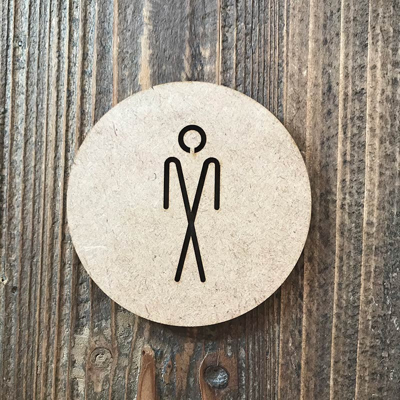 Señal WC "hombre 05"