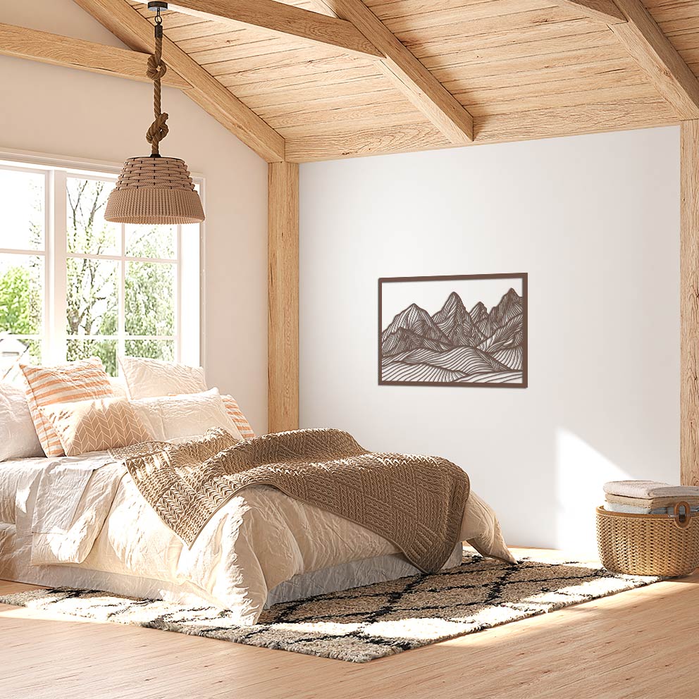 Cuadro de "Montaña geométrica"