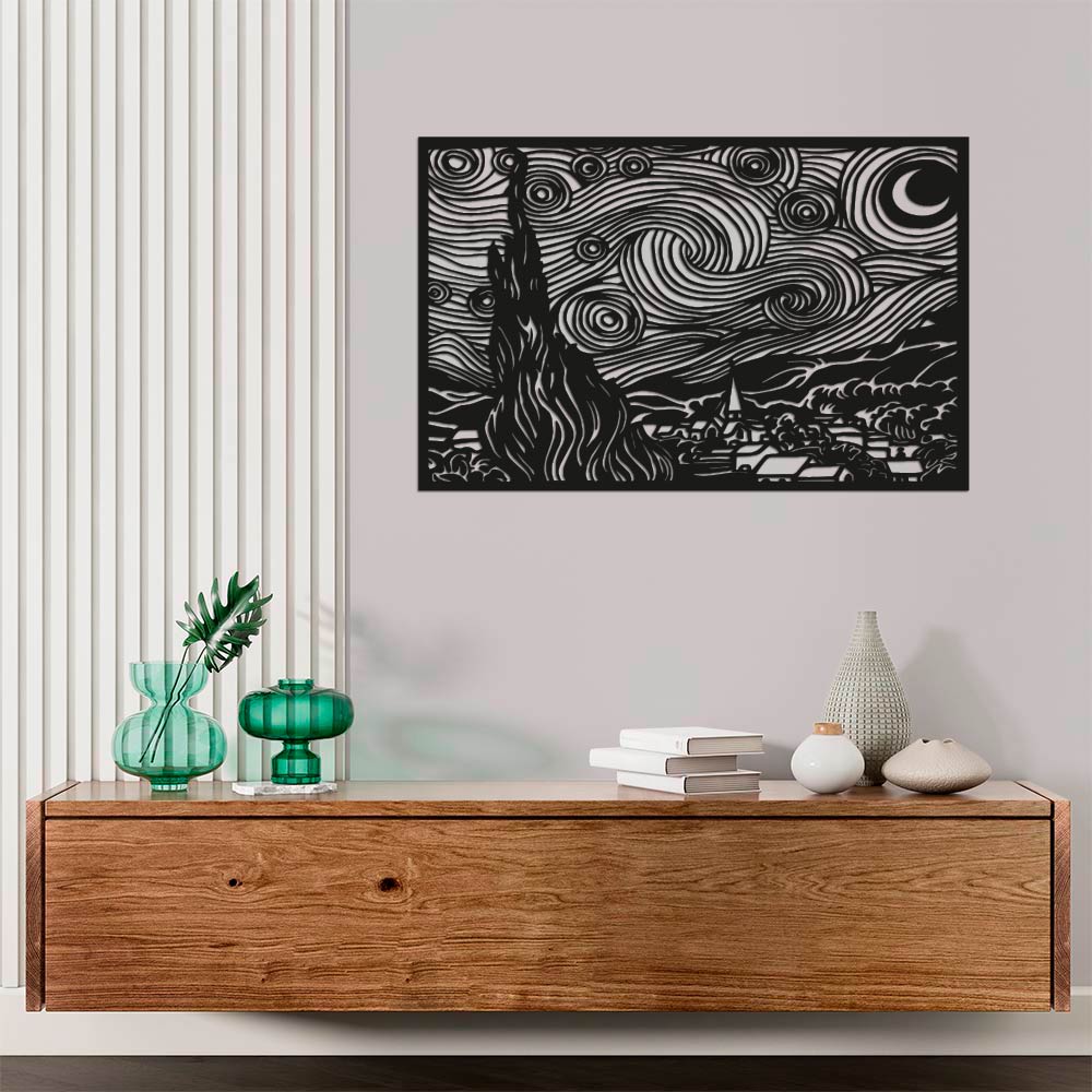 Cuadro de "Noche Estrellada"