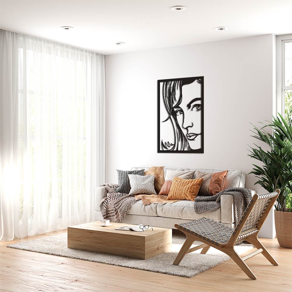 Cuadro de "Mujer Pop Art Vertical"