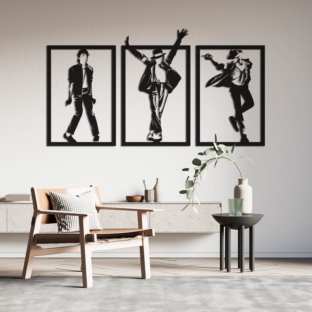 Pack de 3 Cuadros de "Michael Jackson"