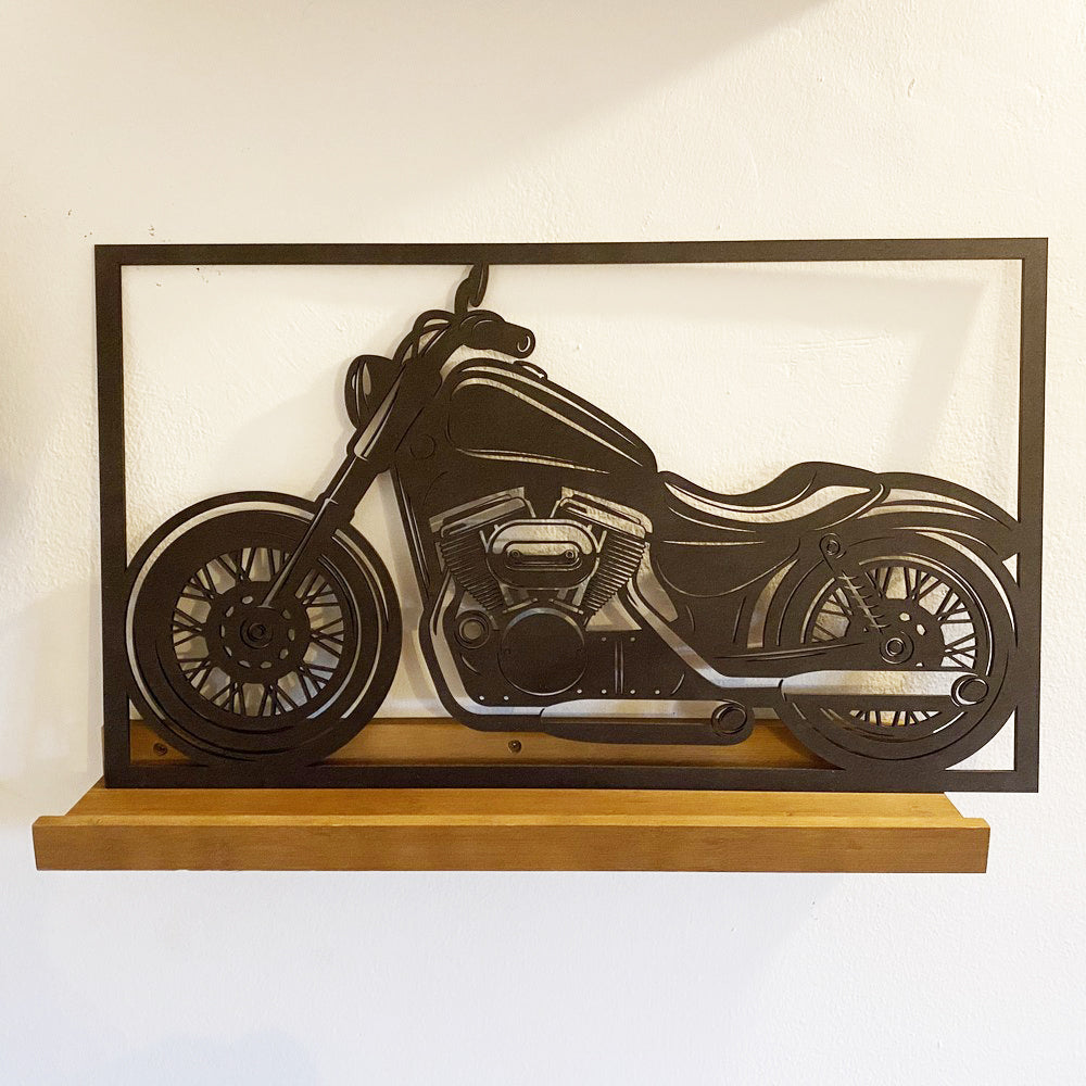 Silueta moto
