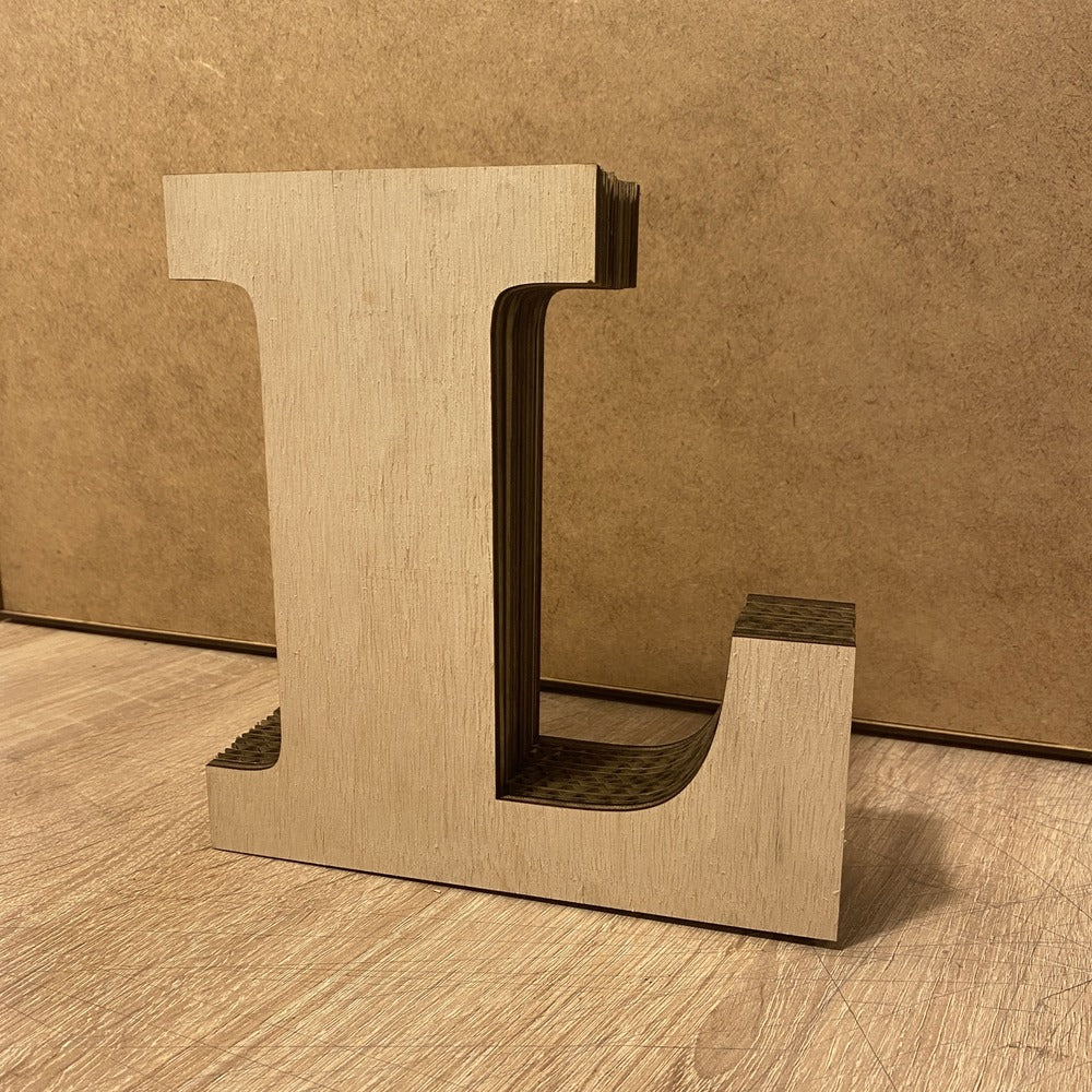 Letra CORPOREA relieve XL
