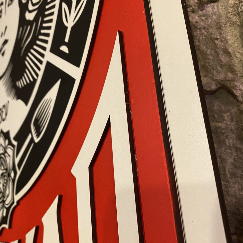 Wooden picture  FRESH MORNING COFFEE