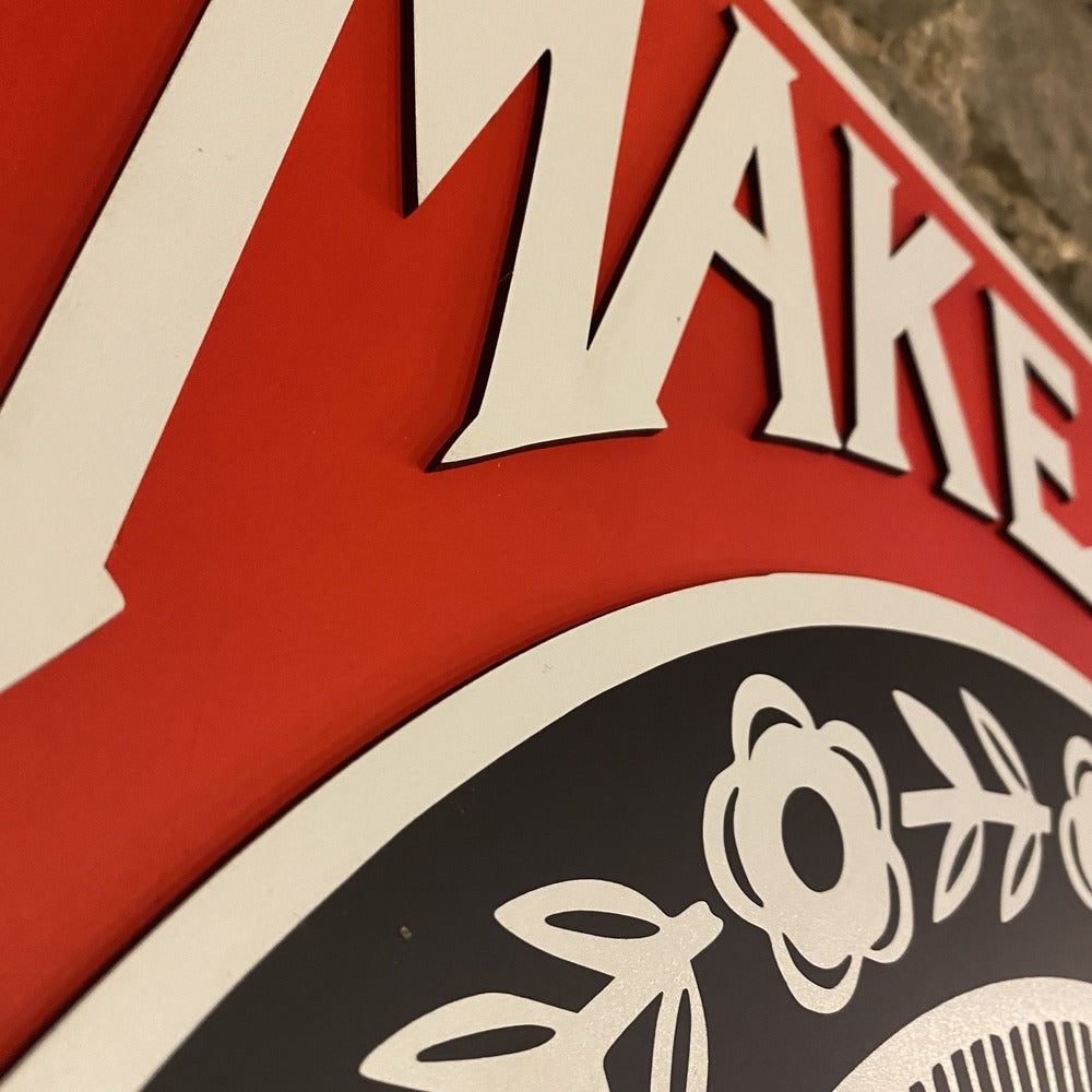 Wooden picture  FRESH MORNING COFFEE