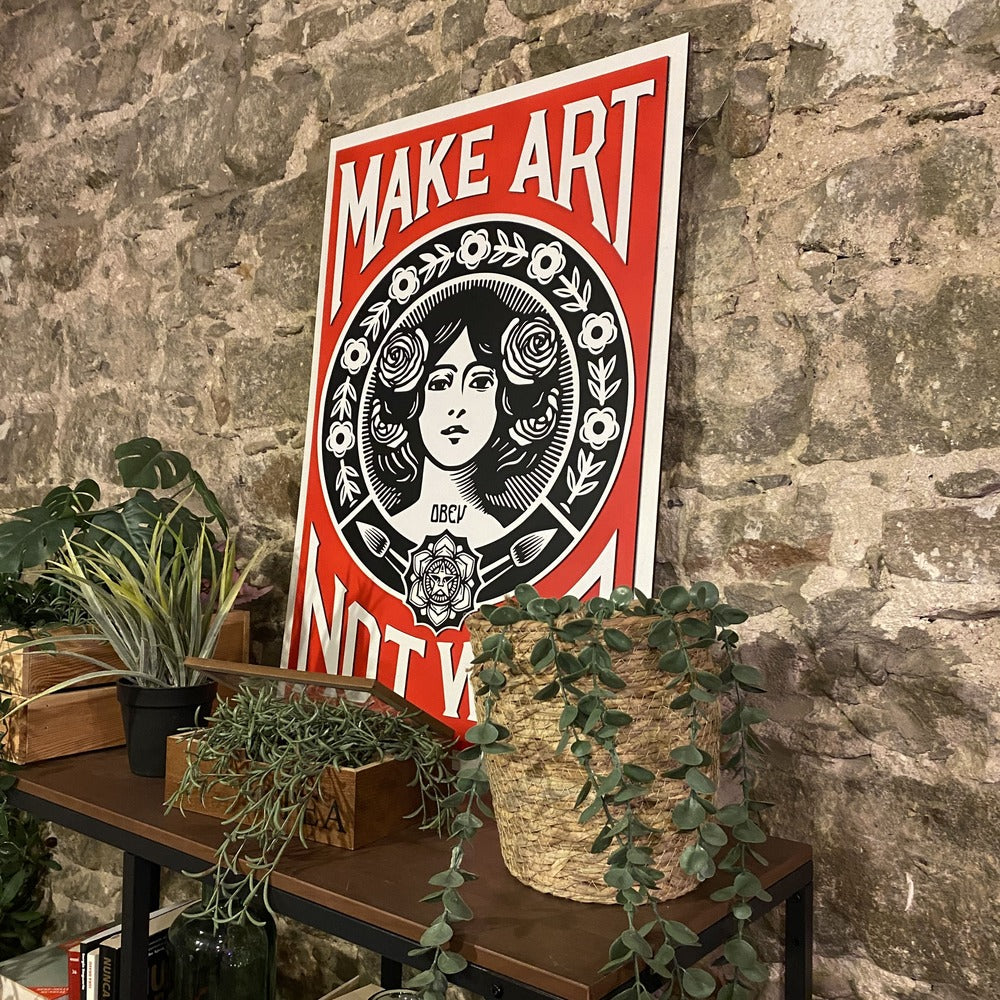 Wooden picture  FRESH MORNING COFFEE