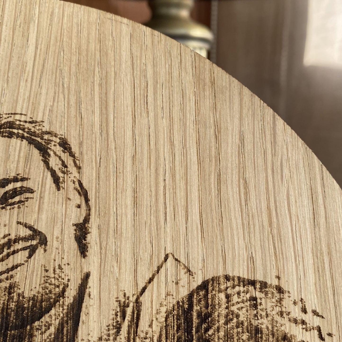 Retrato personalizado en madera