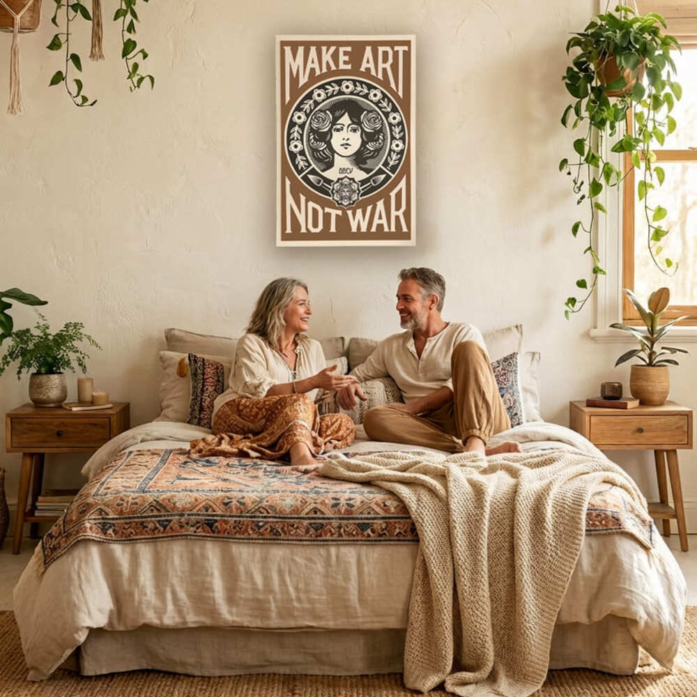 Wooden picture  FRESH MORNING COFFEE