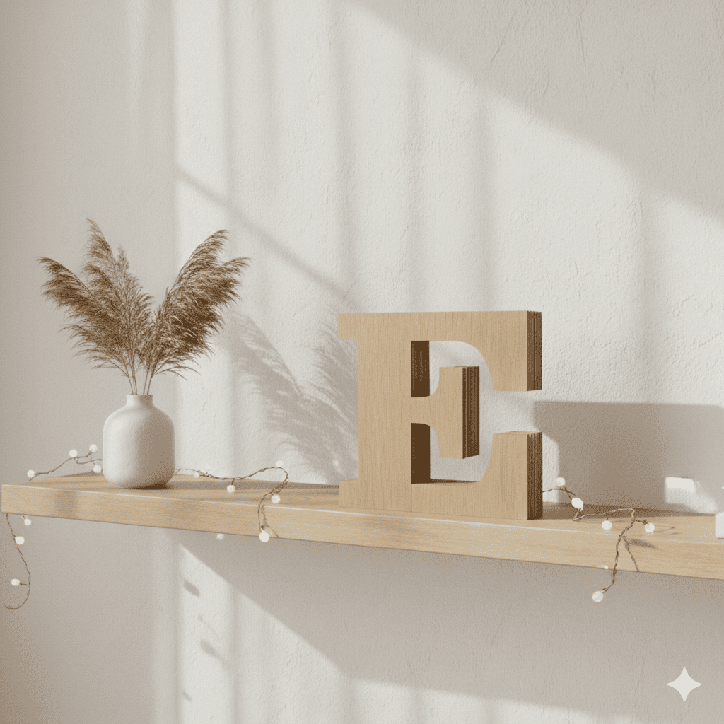 Letra CORPOREA 3D - altura 40 cm